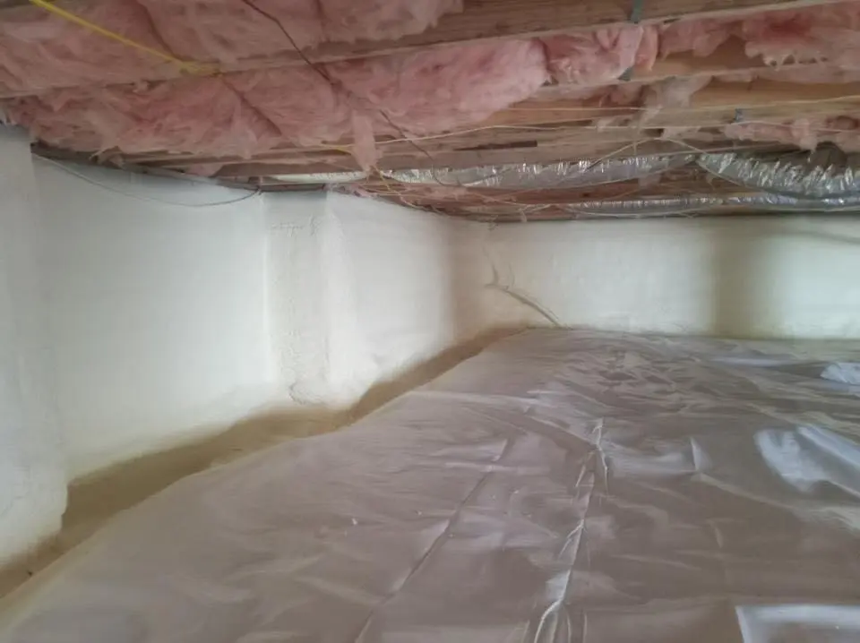Crawl space encapsulation with closed-cell spray foam for Roof Maintenance in Ham Lake